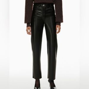 Aritzia Wilfred Melina Vegan Leather Pants